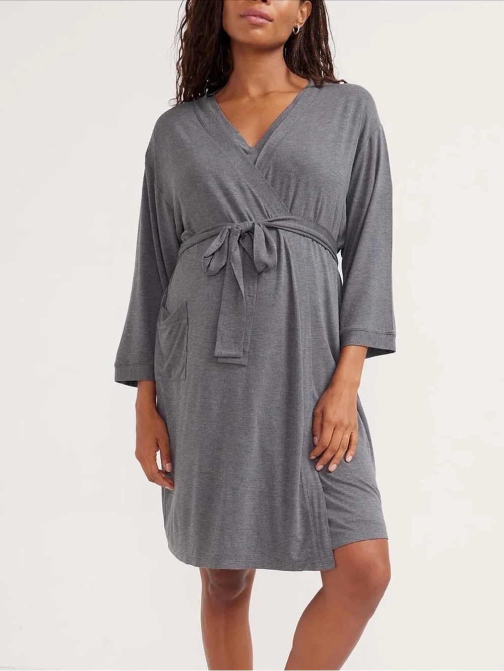 HATCH EUC Bamboo Robe Charcoal One Size